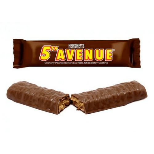 5th Avenue Candy Bars - Chocolate Bars - Hershey's - Candy  Bars