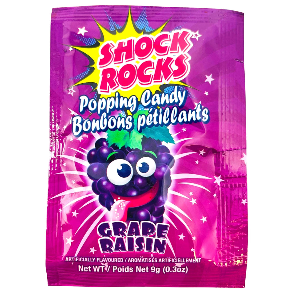 Shock Rocks Popping Candy Grape