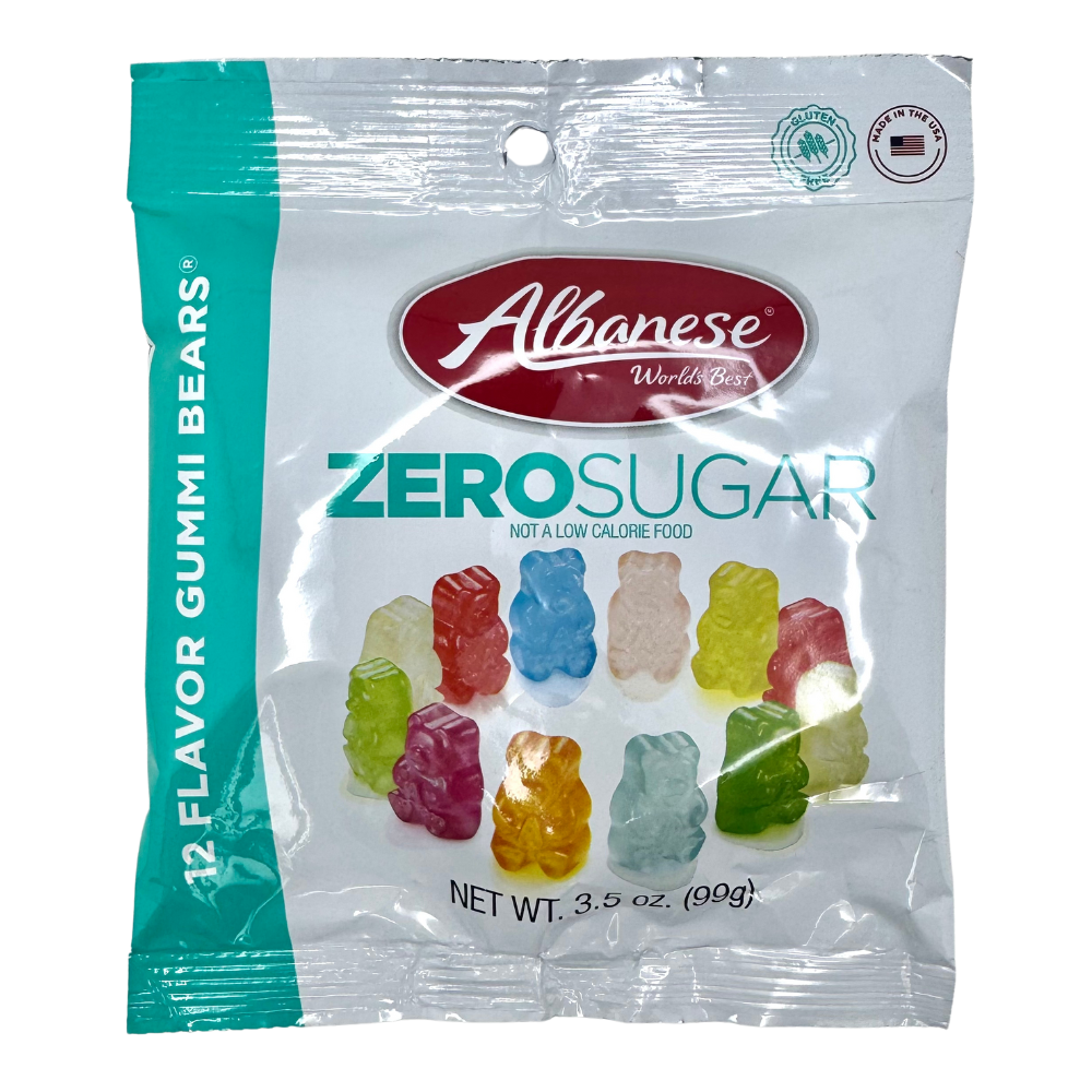 Albanese 12 Flavor Gummi Bears Zero Sugar 3.5oz