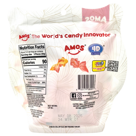 Amos 4D Gummy Lucky Fish 3.95oz