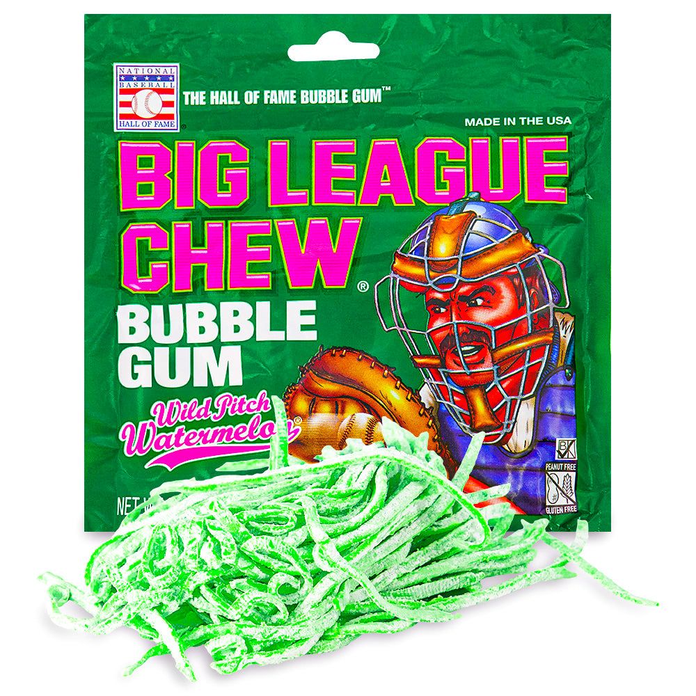 Big League Chew Bubble Gum - Wild Pitch Watermelon: 60g