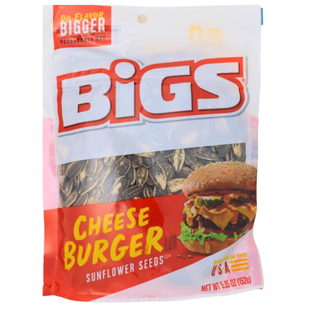 BIGS Cheeseburger Sunflower Seeds 5.35oz