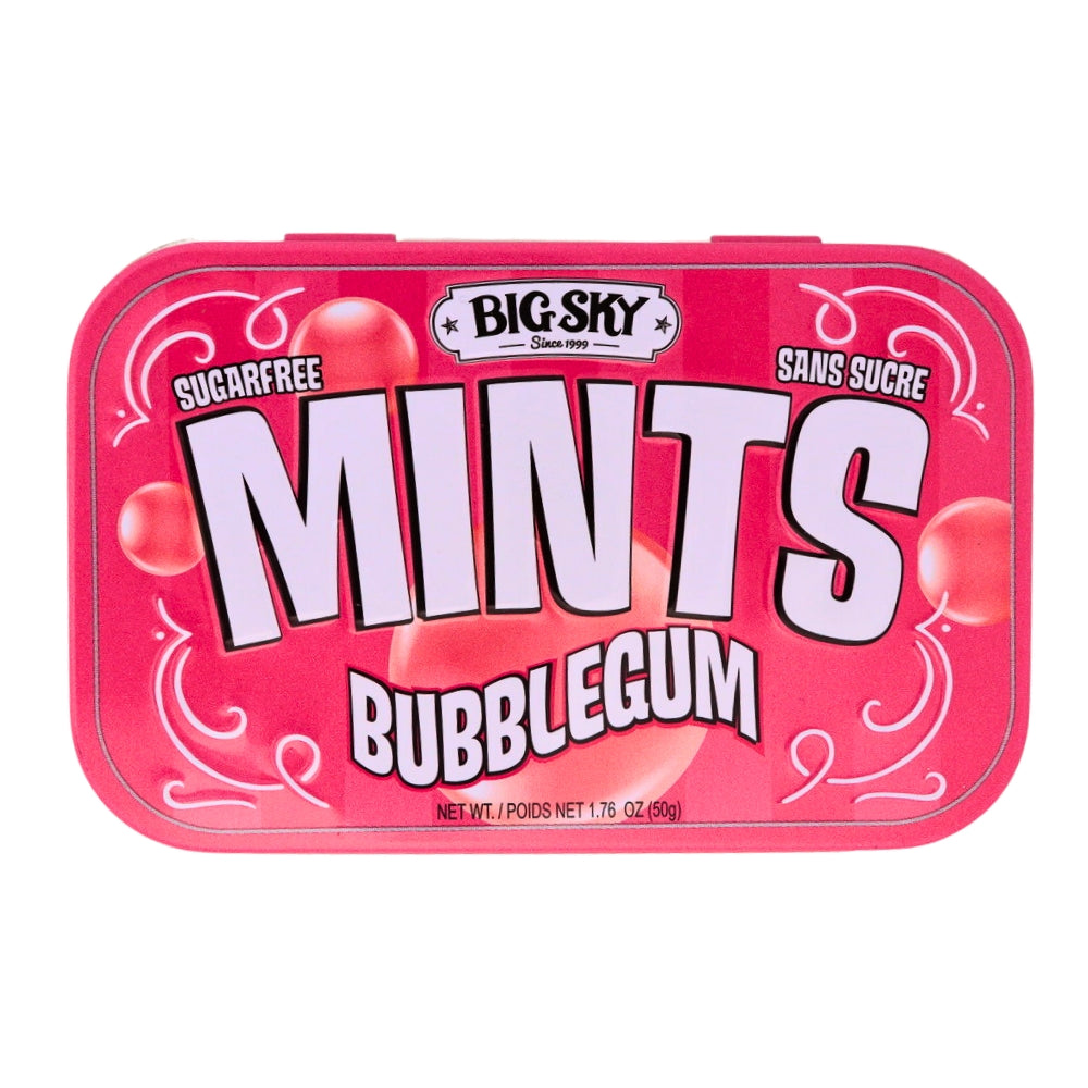 Big Sky Mints Bubble Gum 50g IWholesaleCandy ca Candy District big-sky-mints-bubble-gum-50g-iwholesalecandy-ca-candy-district