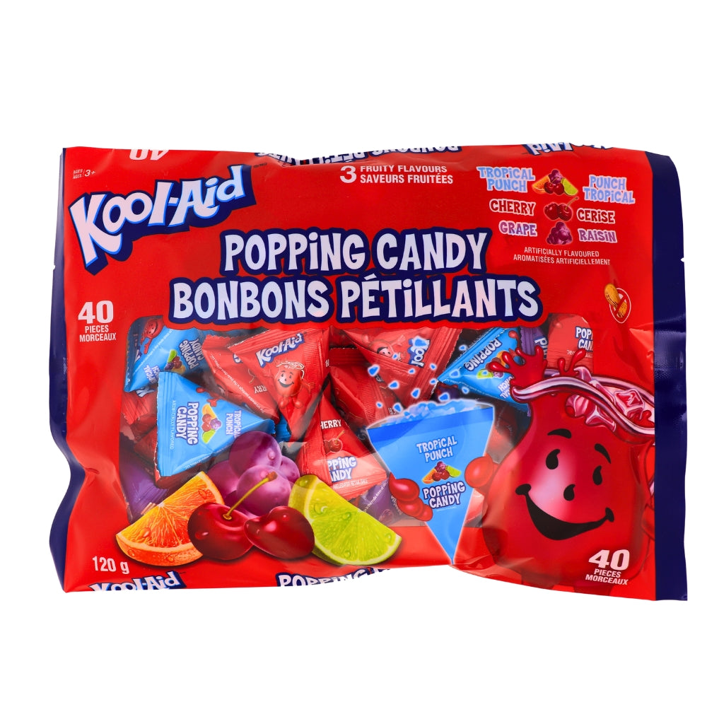 KoolAid Popping Candy 40ct 120g 1 Pack Candy District