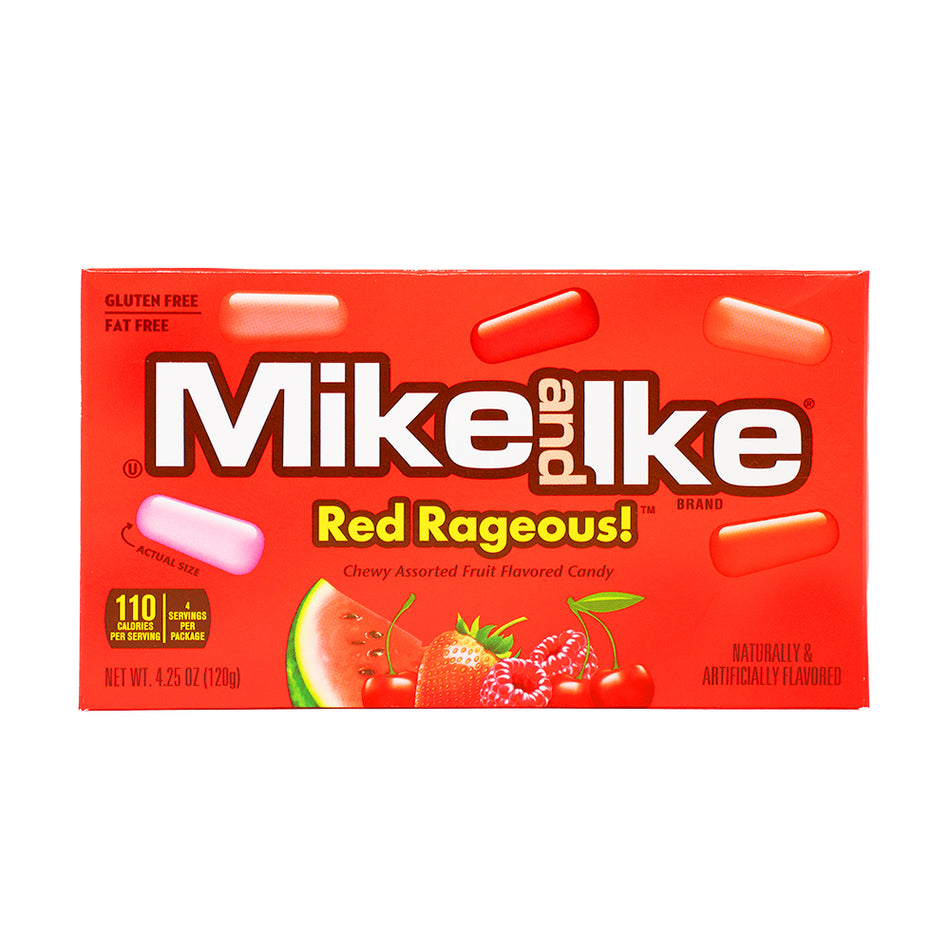 Mike and Ike Red Rageous Candy Theater Box