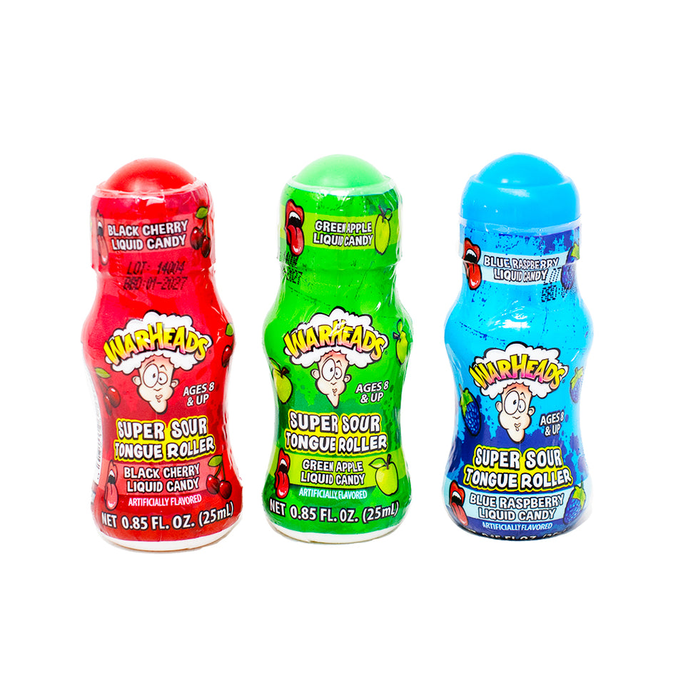 Warheads Super Sour Tongue Rollers .85oz - 12 Pack