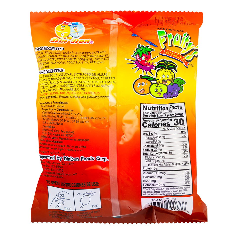 Fruity's Ju-C Hot & Spicy Jelly Bites 13 oz