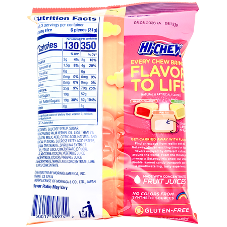 Hi-Chew Getaway Mix Peg Bag 3oz