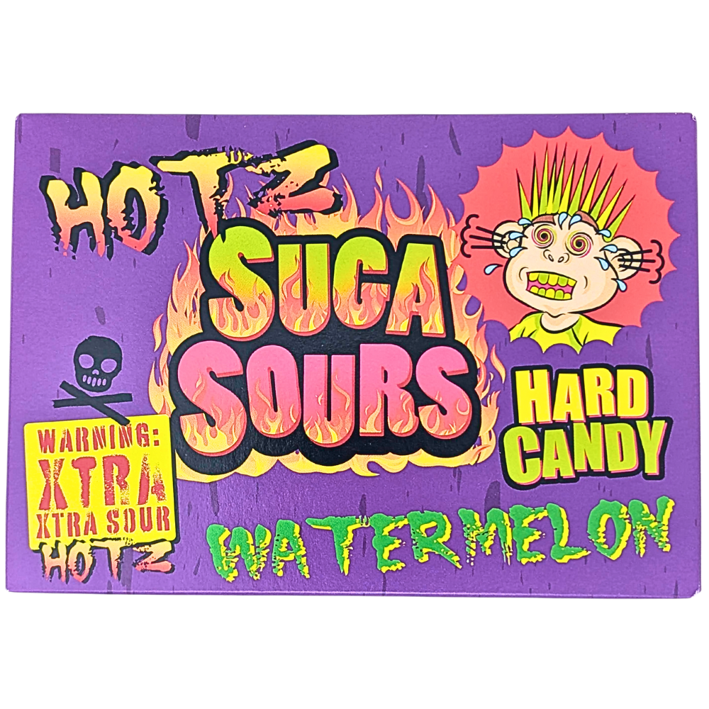 suga-suga　コーンプロテクター Hotz Suga Sours Watermelon Hard Candy Theatre Box | Candy District