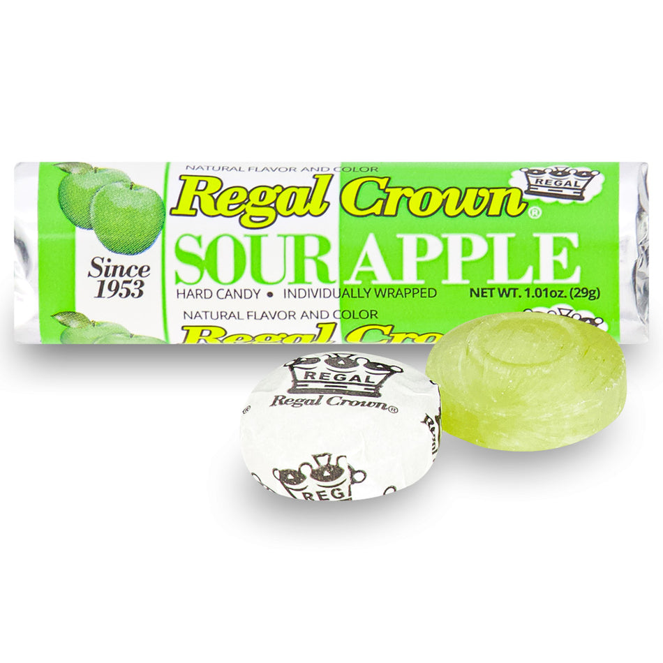 Regal Crown Sour Apple Candy Rolls