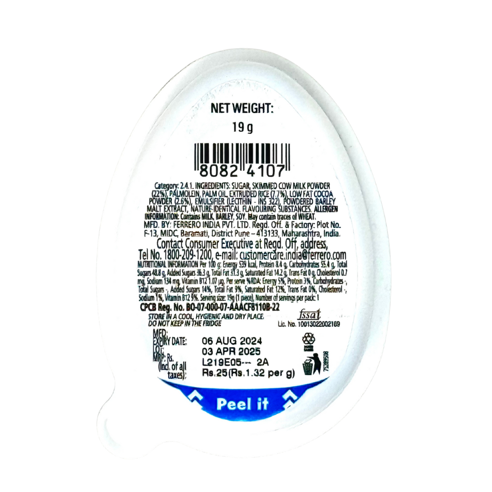 Kinder Creamy Milky & Crunchy with Crispy Rice 19g