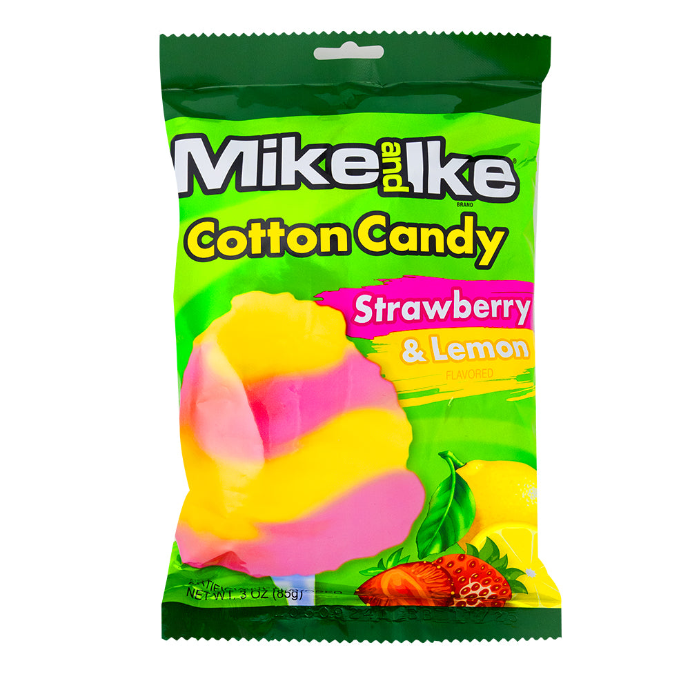 Mike and Ike Cherry & Lime Cotton Candy - 3oz