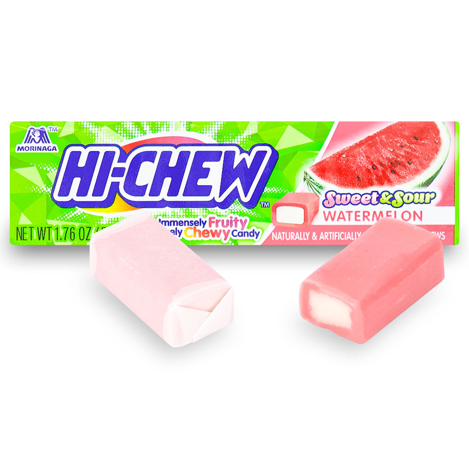 Hi-Chew Sweet & Sour Watermelon Fruit Chews 50g