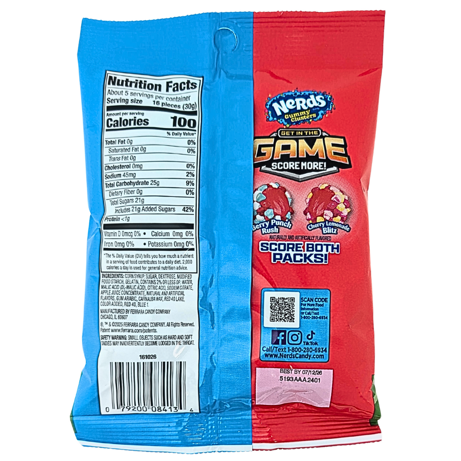 Nerds Gummy Clusters Berry Punch Rush - 5oz