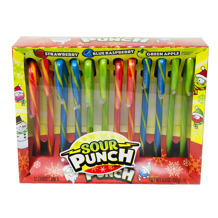 Sour Punch Candy Canes 12ct 5.3oz