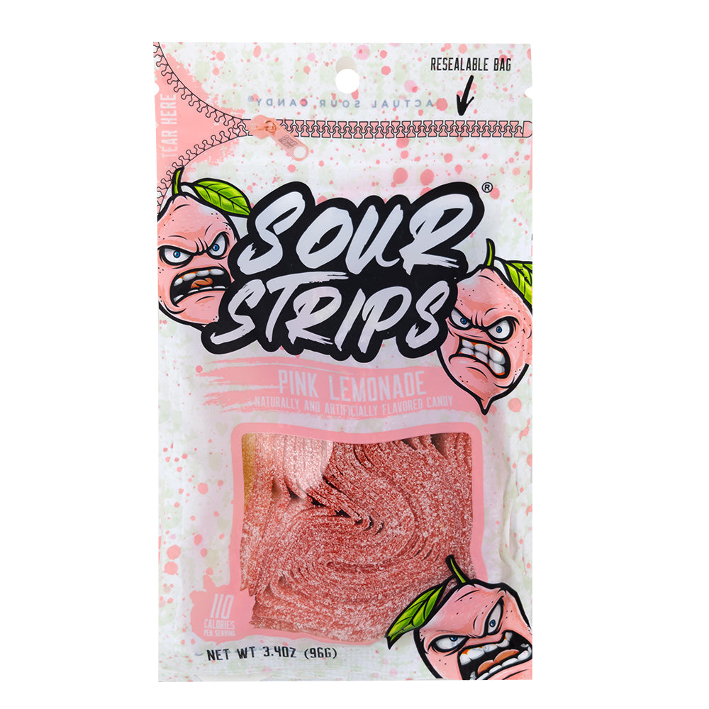 Sour Strips Pink Lemonade 96g