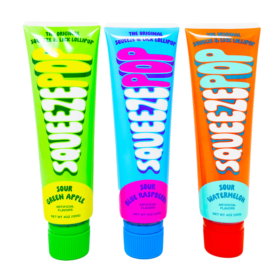 Squeeze Pop Assorted Flavours 4oz