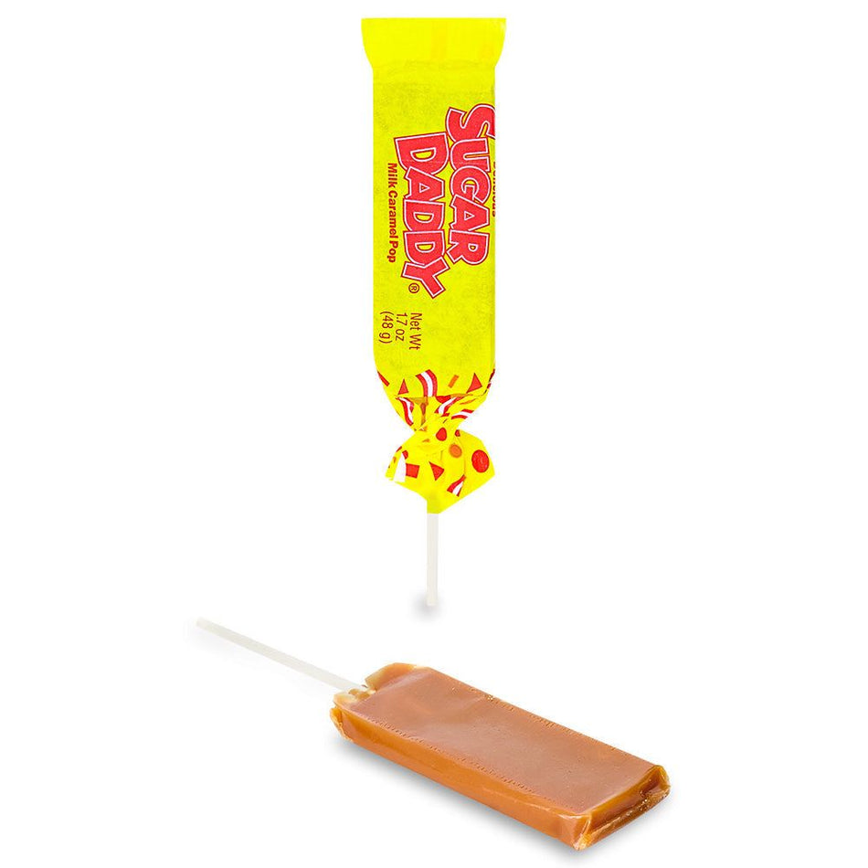 Sugar Daddy Candy - 1.75oz - Caramel Pops - Lollipops
