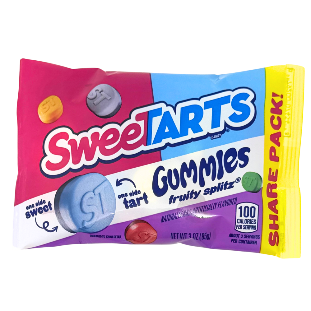 Sweetarts Fruity Splitz Gummies 3oz