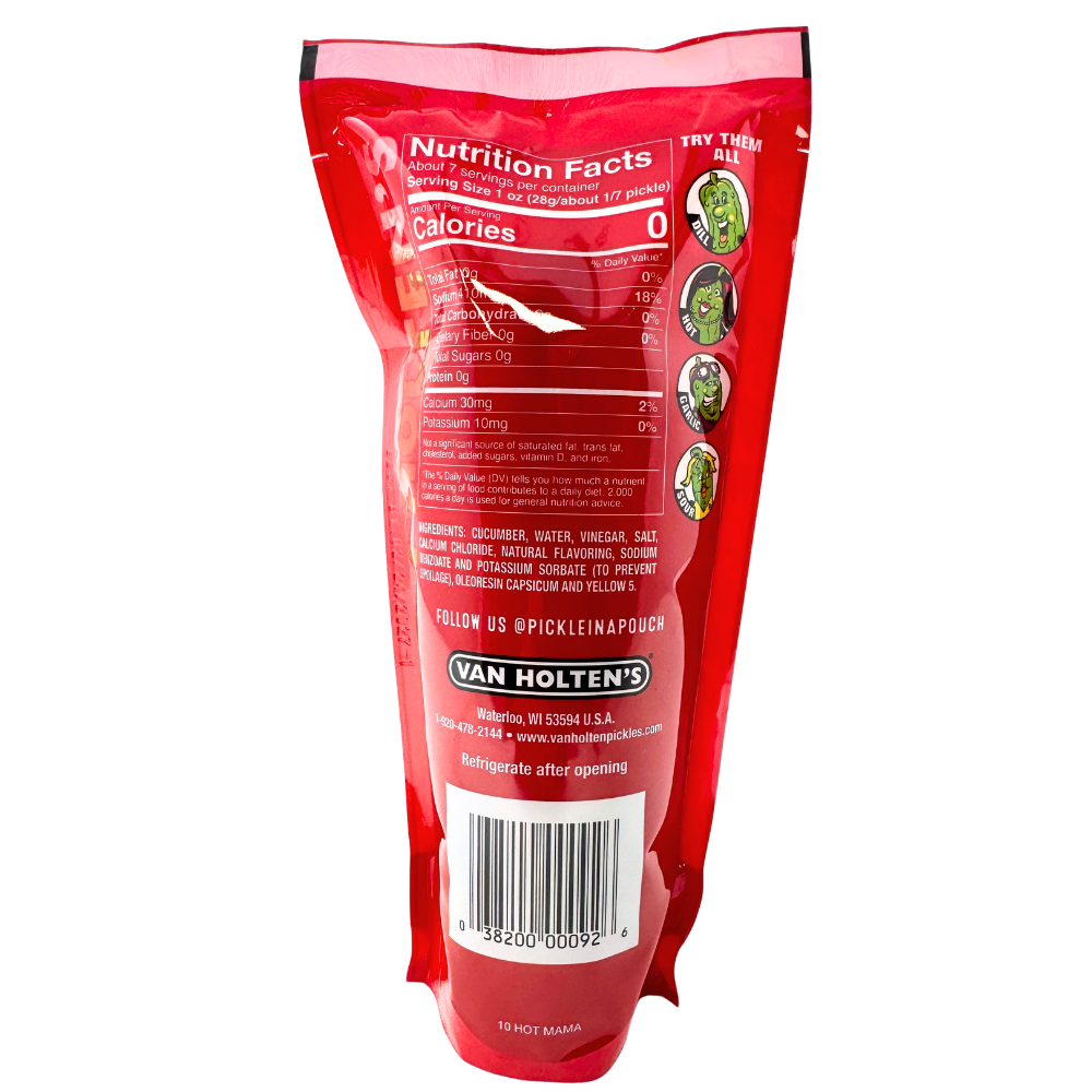 Van Holten's Jumbo Hot Mama Pickle - 12 Pack