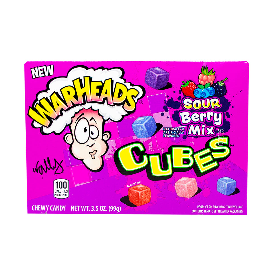 Warheads Theater Box Berry Cubes 99g
