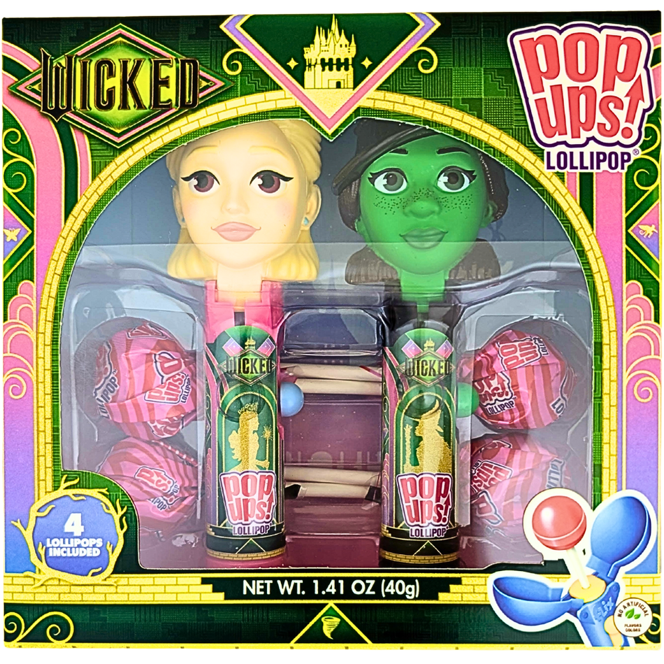 Wicked Pop Ups Lollipops - 40g