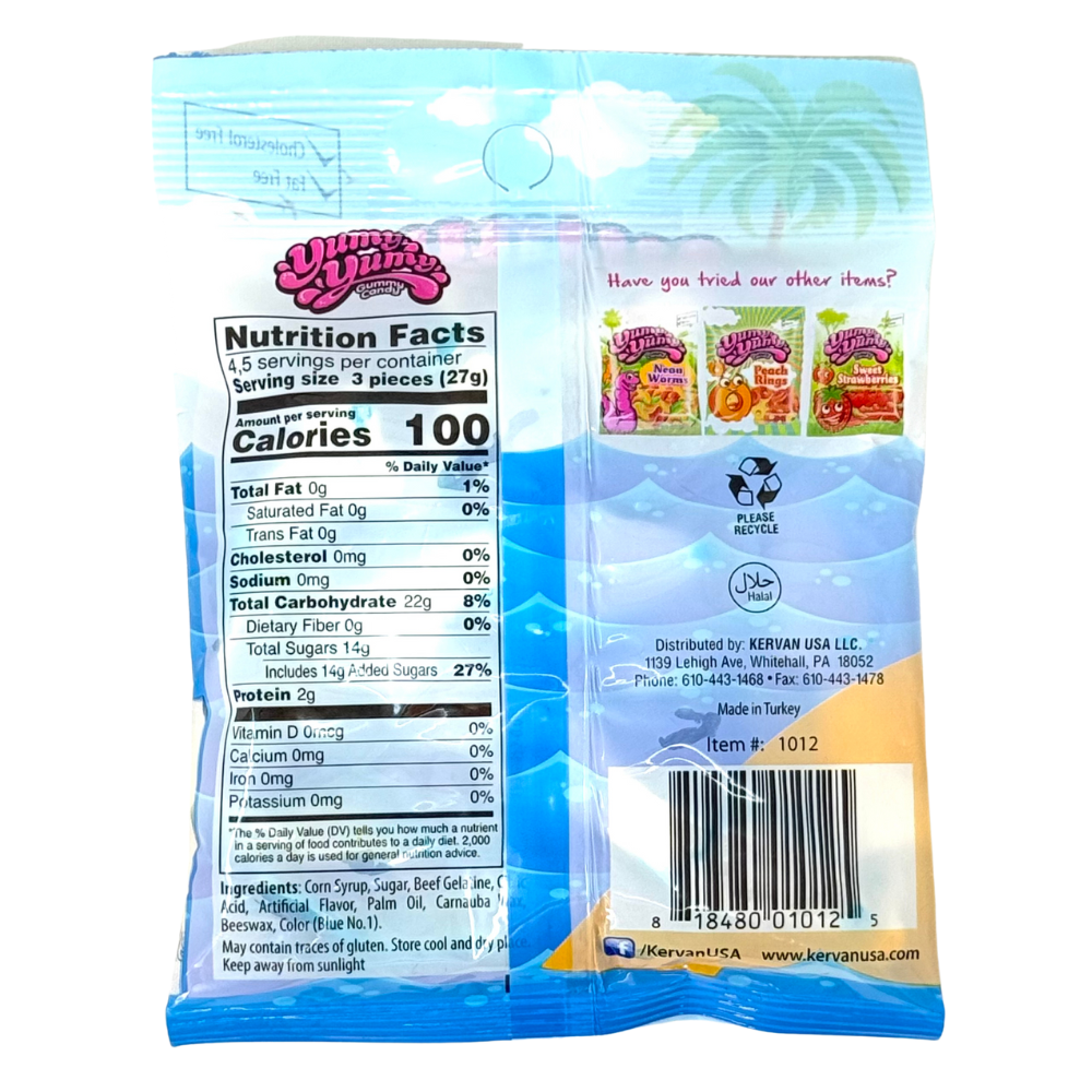 Yumy Yumy Savory Sharks 4.5oz