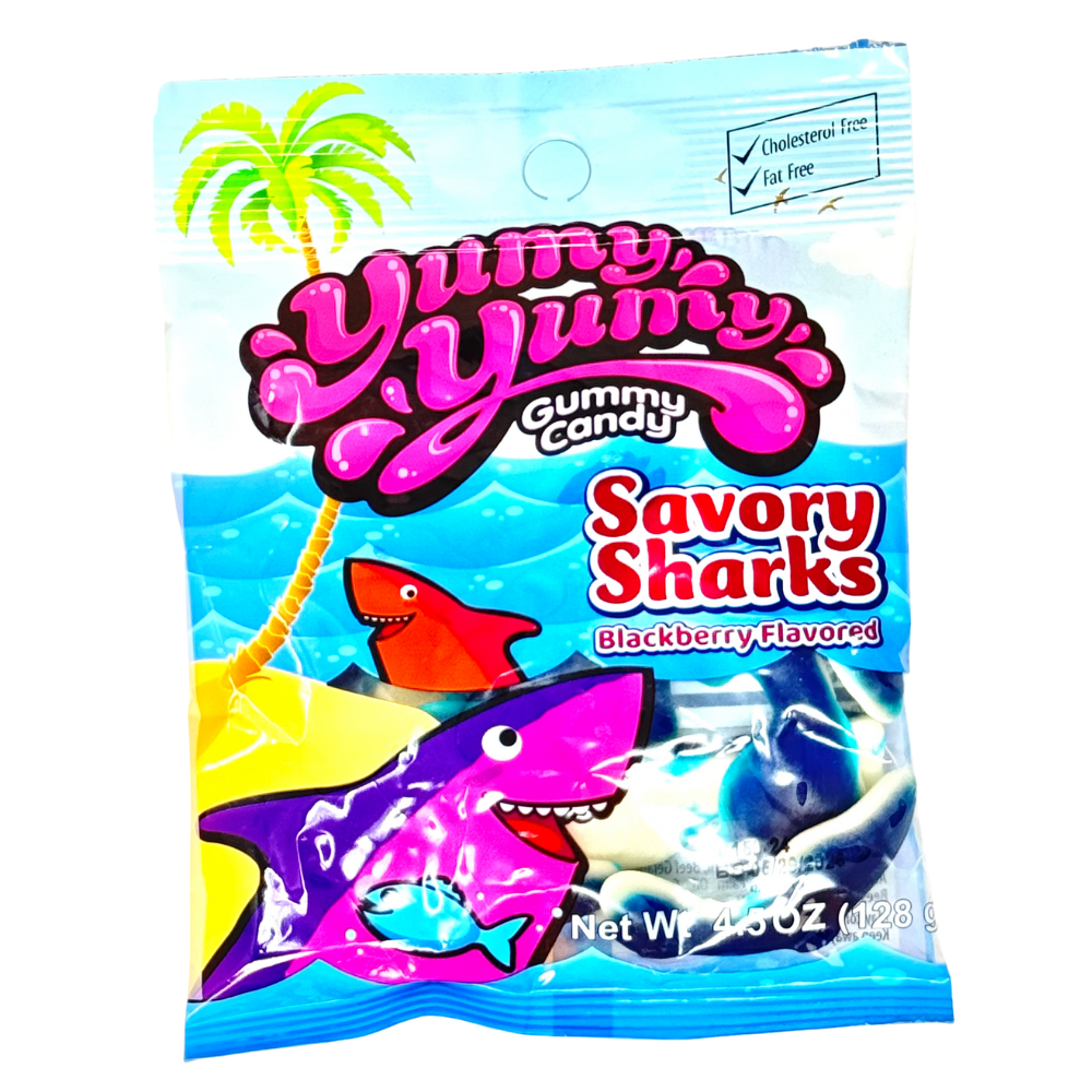 Yumy Yumy Savory Sharks 4.5oz