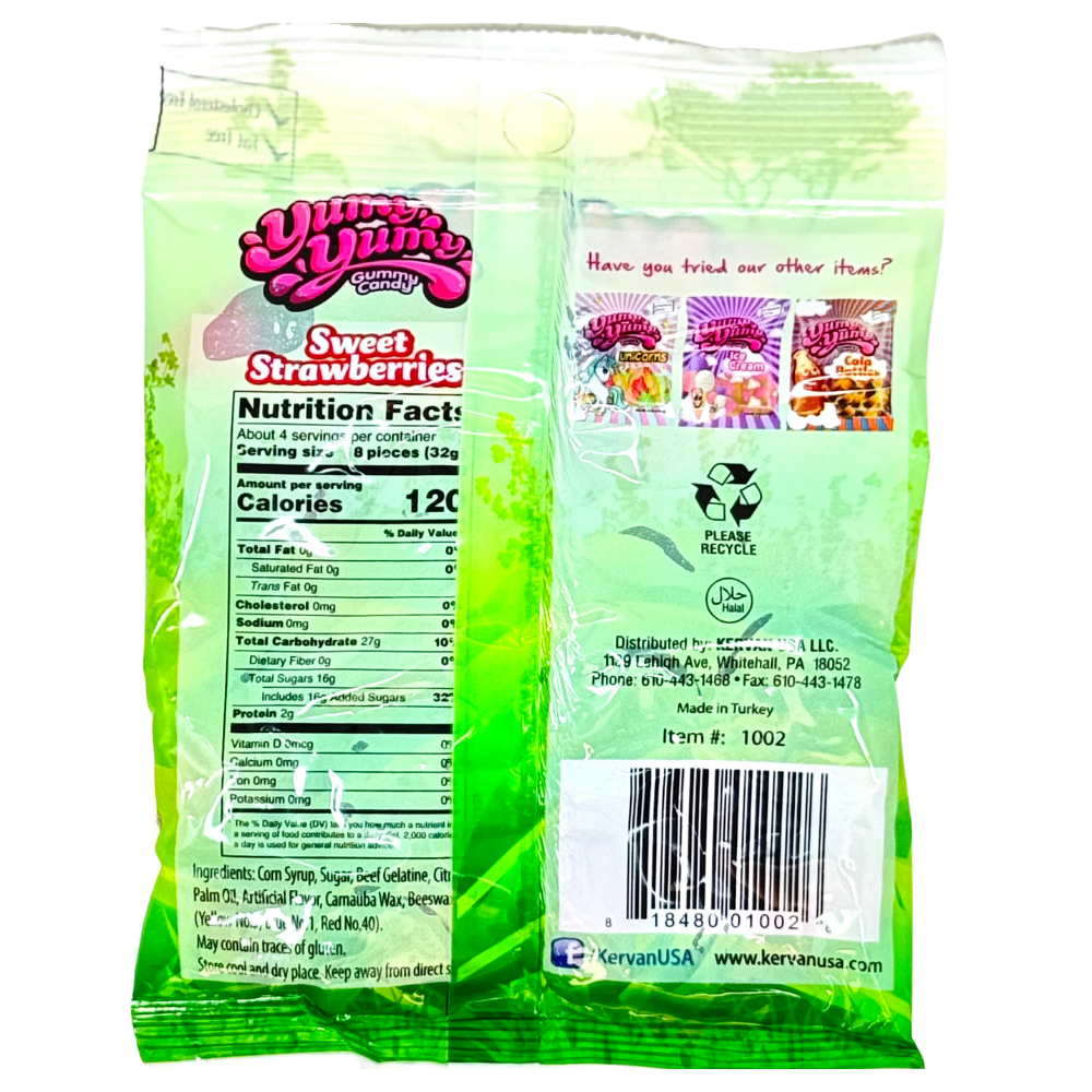 Yumy Yumy Sweet Strawberries 4.5oz