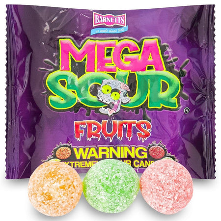 Barnetts Mega Sour Fruits 104g Candy District