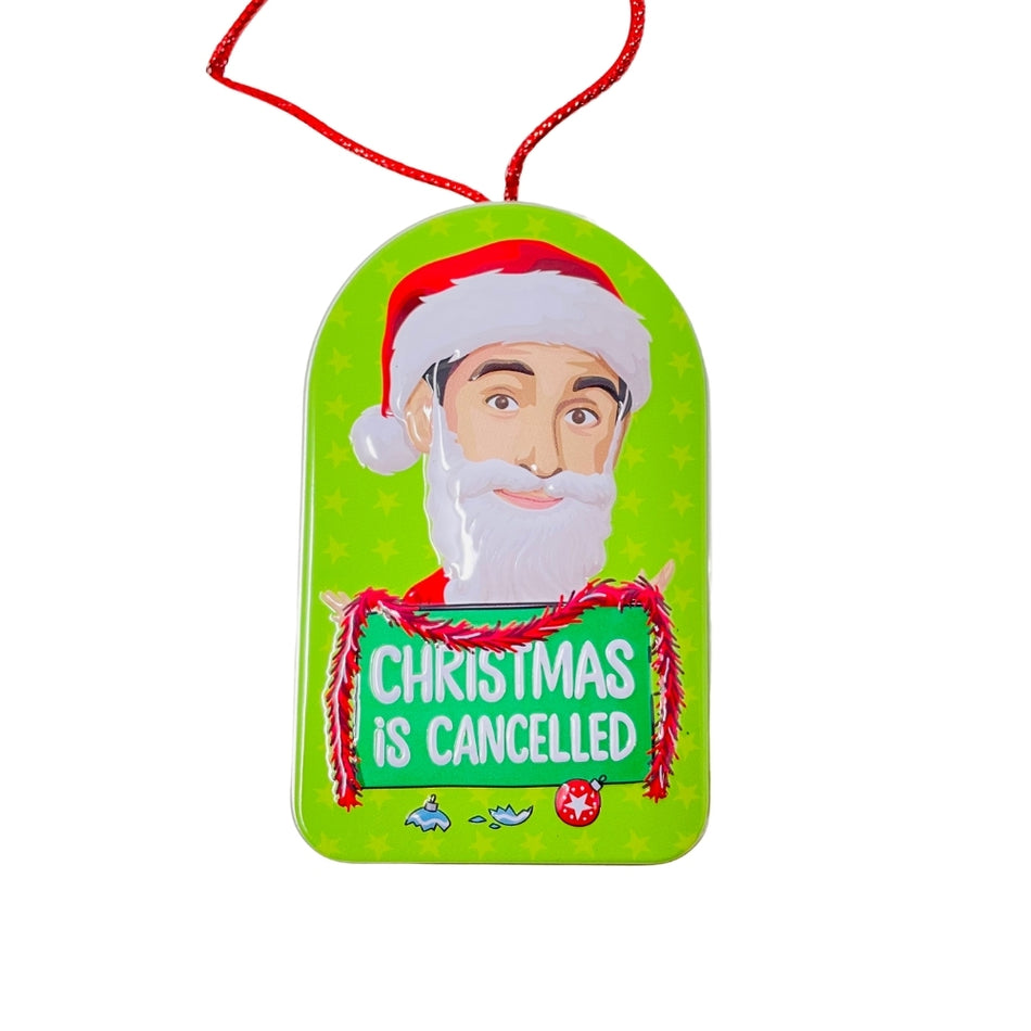 The Office Christmas is Cancelled Ornament Tin .8oz - 12 pack