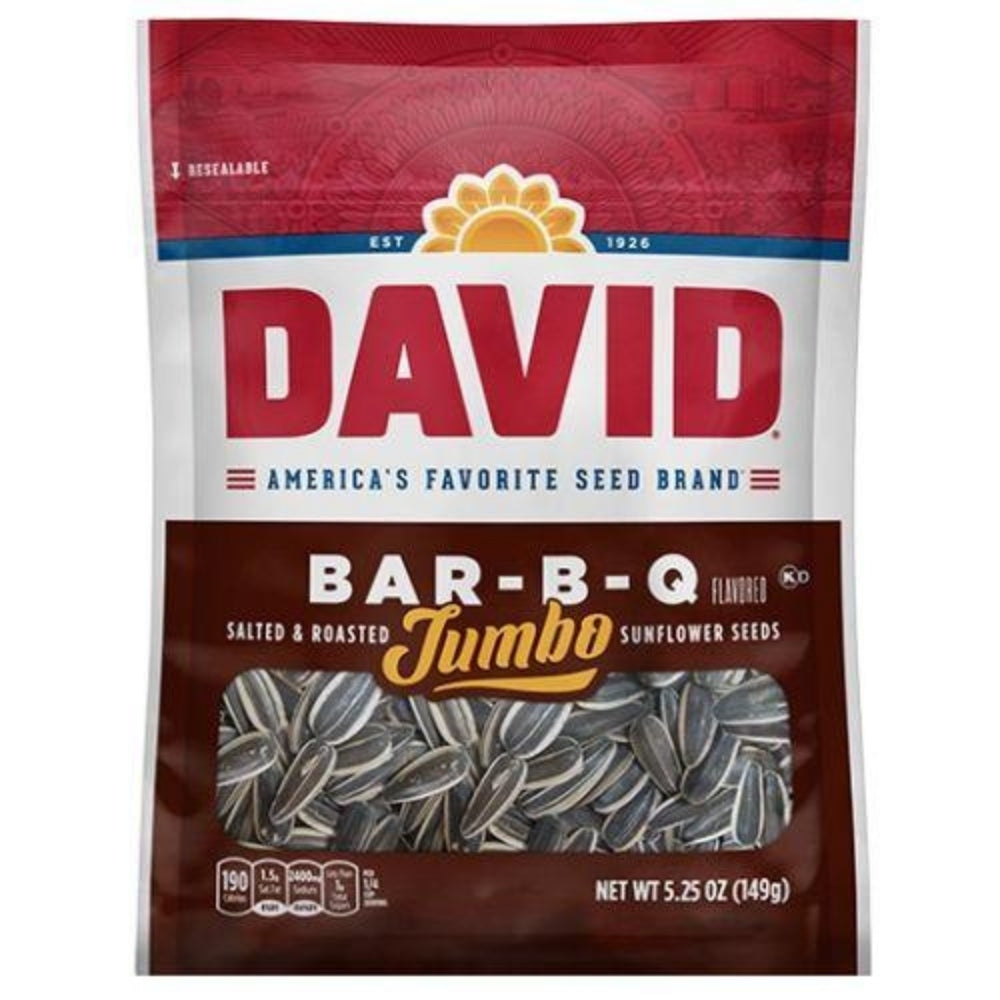 ConAgra Foods Inc David Bar-B-Q Jumbo Sunflower Seeds 5.25oz Candy District