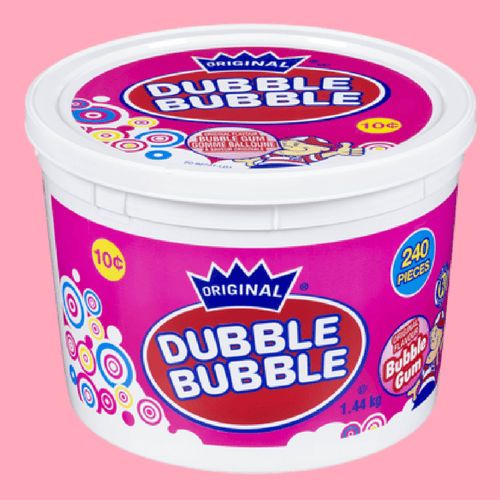 Dubble Bubble Gum Tub-Retro Candy