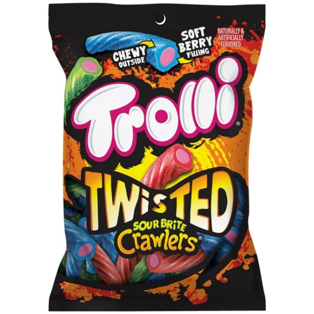Trolli Twisted Sour Brite Crawlers - 4oz | Candy District