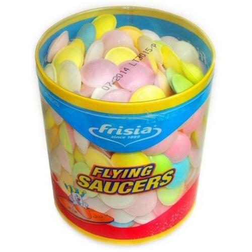 Frisia Sweets Flying Saucer TubUK Retro British Candy Candy District