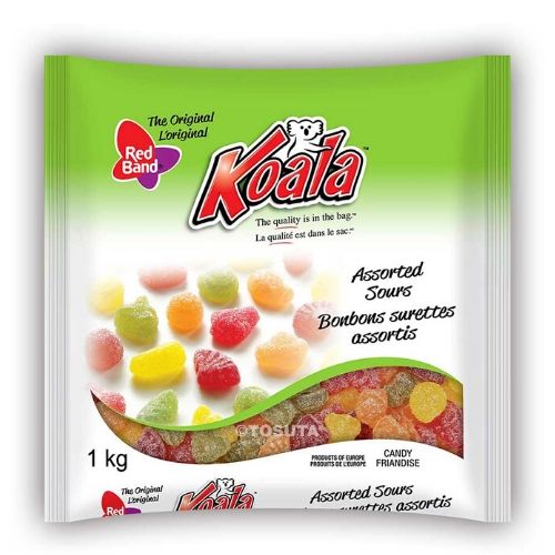 Koala Red Band Assorted Sours Gummy Candies-Bulk Candy