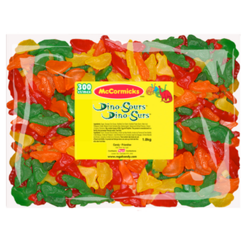 McCormicks Dino Sours Bulk Candy-Canada Candy