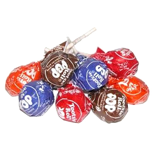 Tootsie Roll Tootsie Pops, Assorted Flavors, 100/Box