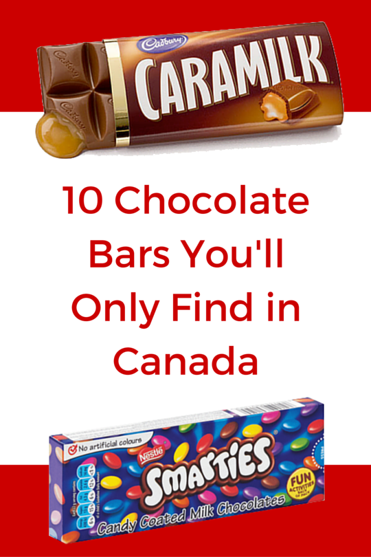 10 Chocolate Bars You'll Only Find in Canada - Canadian Chocolate Bars