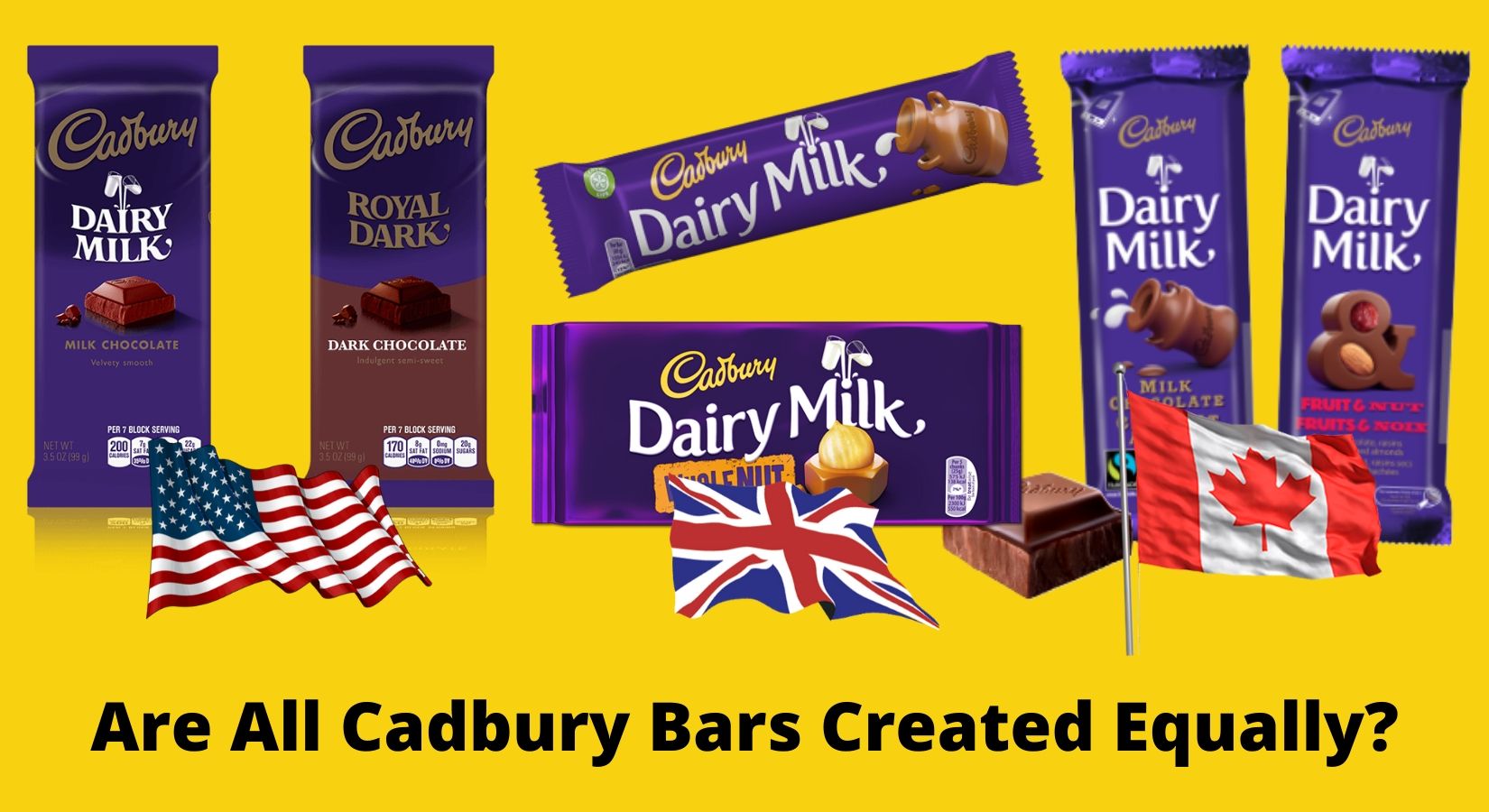 Cadbury Chocolate Bars