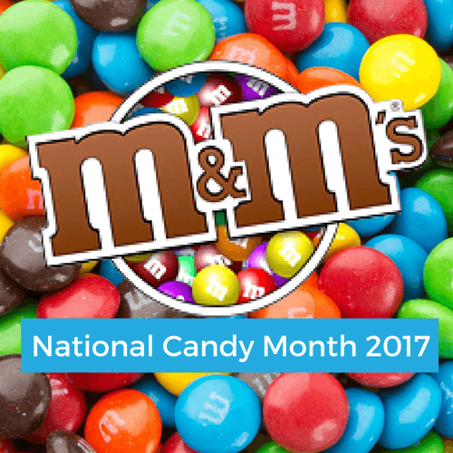 M&M's Chocolate Candies National Candy Month CandyDistrict.com