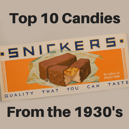Top 10 Candies From The 1930'S | Candy Decades