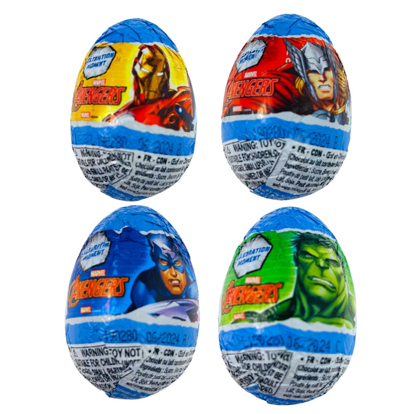 Avengers Chocolate Surprise Eggs - 24 Pack