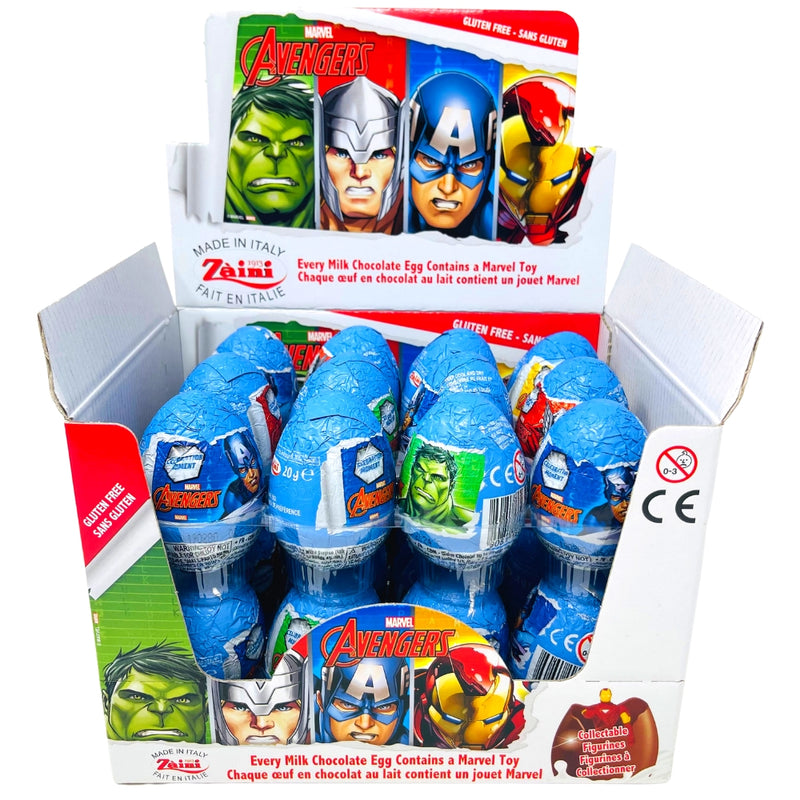 Avengers Chocolate Surprise Eggs - 24 Pack