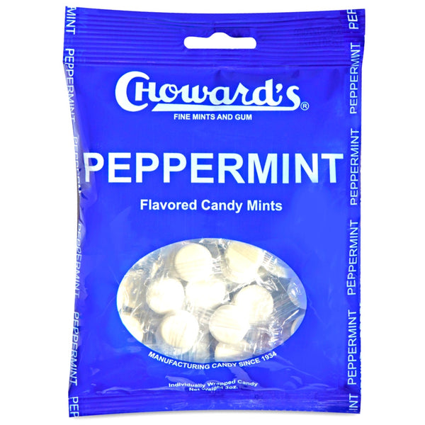Choward's Mints Peppermint 3oz - 12 Pack