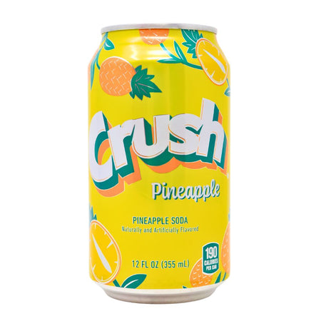 Crush Pineapple Soda 355mL 