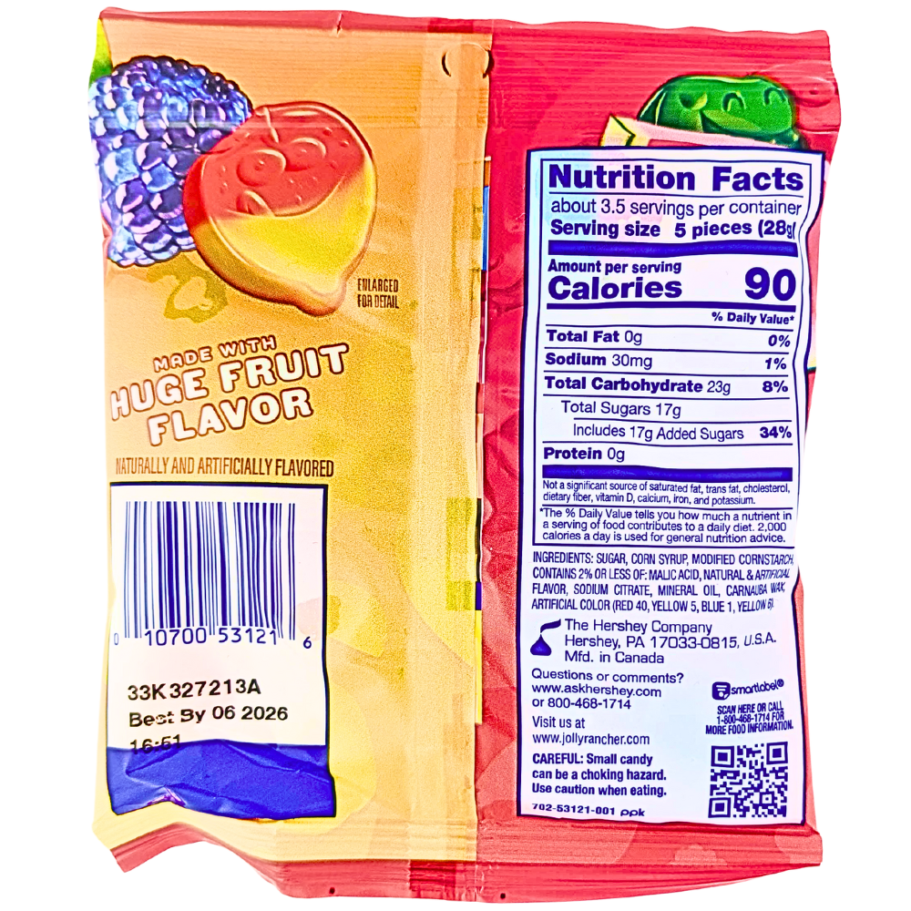 Jolly Rancher Misfits 2in1 Gummies - 96g