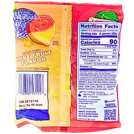 Jolly Rancher Misfits 2in1 Gummies - 96g