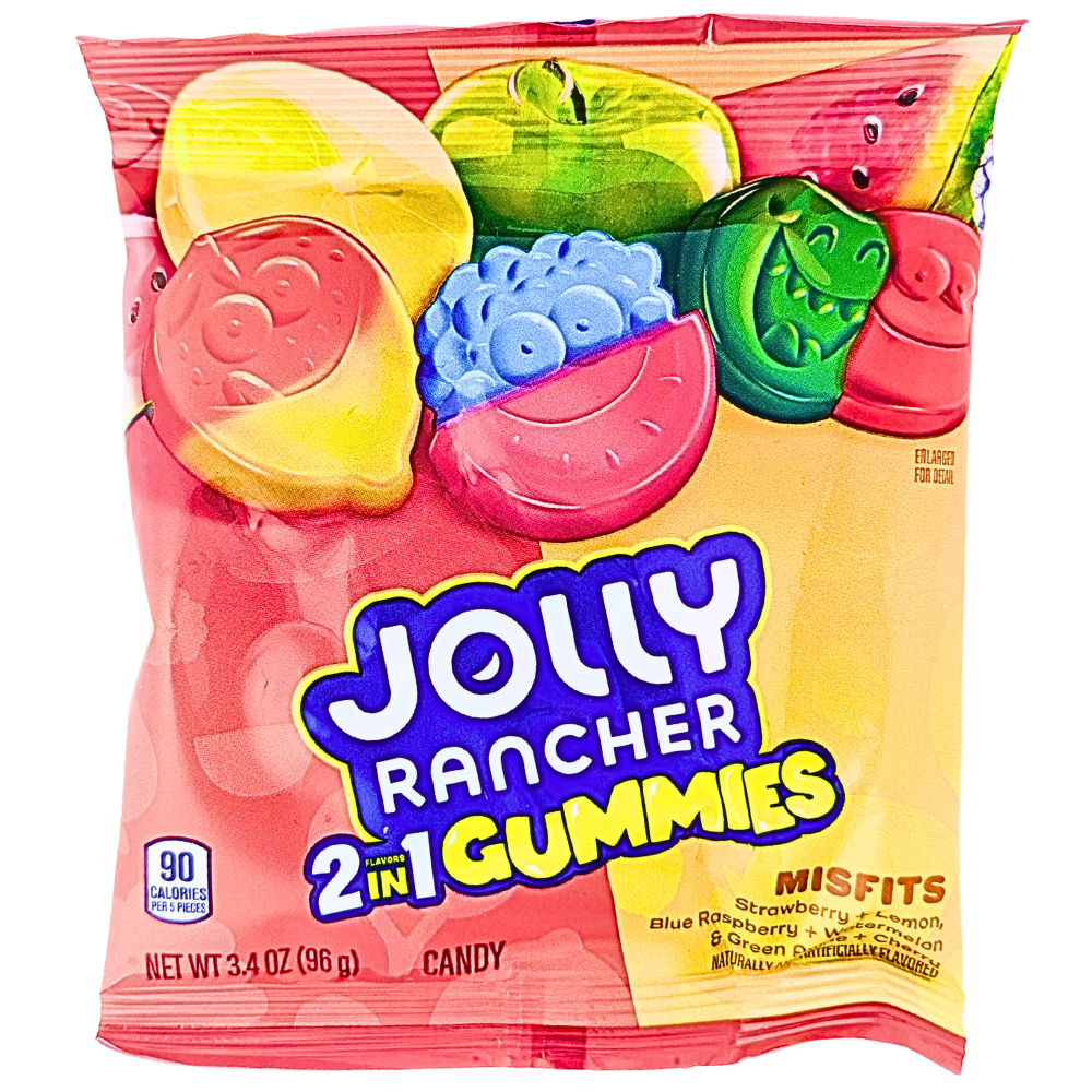 Jolly Rancher Misfits 2in1 Gummies - 96g