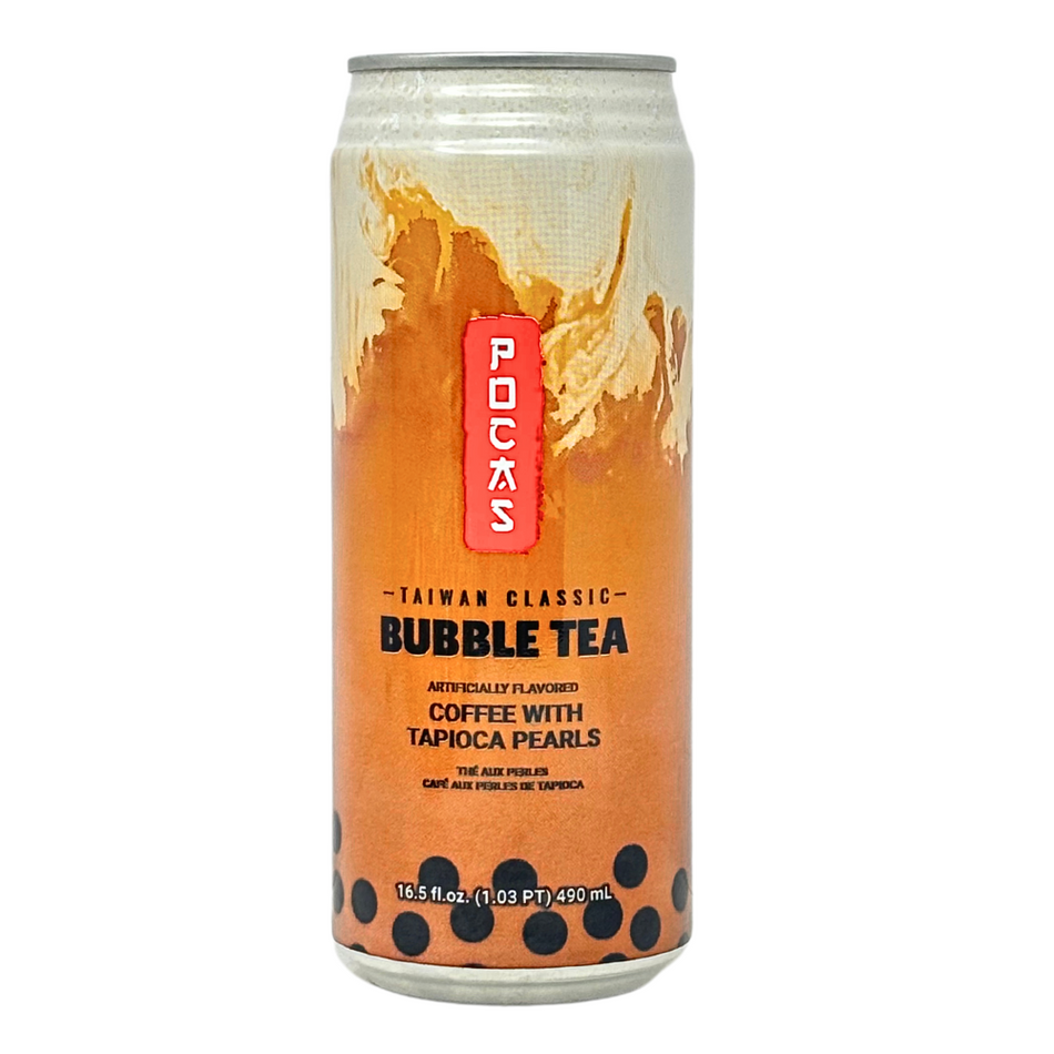 Pocas Bubble Tea with Tapioca Pearls Coffee 16.5oz